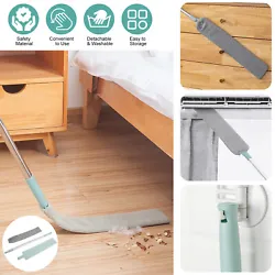 ✨Material : The retractable flat crevice dust duster is made of the aluminum material handle and PP material, which...