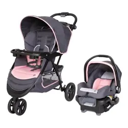 The Baby Trend EZ Ride 35 Travel System Stroller in Funfetti makes a suitable addition for new parents. This set...