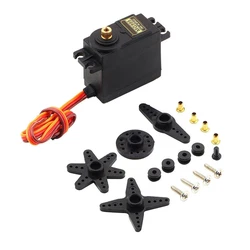 1 x RC Servo Motor with accessories. Stall Torque: 13 kg / cm. Steering Angle: 0-180°. High speed, stable and shock...
