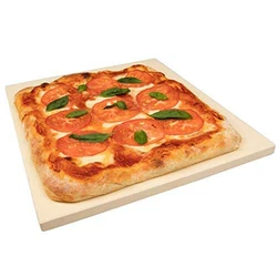Pizza Stone for Oven - Professional grade porous material is highly absorbent to simulate brick oven cooking.