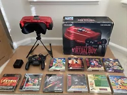 Both Lens Soldered -Fixed Permanently. Nintendo Virtual Boy Console (Condition is very good - Refer to photos)....