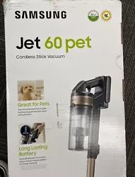 Samsung Jet 60 Pet Cordless Stick Vacuum-gold. Shipped with usps priority Mail promptly upon payment so buy with...