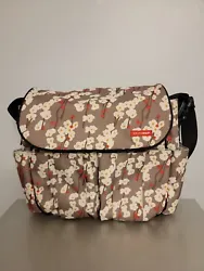 Skip Hop Diaper Bag Cherry Blossom Organizational Crossbody baby bag.  Shows signs of minimal wear  See photos for...