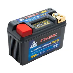 Manufacturer: Tusk. The Tusk Lithium Pro battery is a high-power, compact battery designed for motorcycles, ATV’s,...