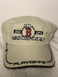 BRAND NEW !!! Boston Red Sox 2004 American League Champions New Era Hat - Adjustable Size Hats have NEVER been worn,...