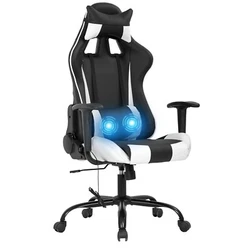 Racing gaming chair brings you knewdesign with an emphasis on appearance and ergonomics. Well Functional - Soft PU...