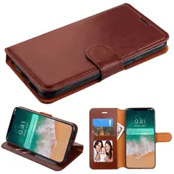 For Samsung Note 20 Leather Flip Wallet Phone Holder Protective Case Cover BROWN Samsung Note 20 Leather Flip Wallet...