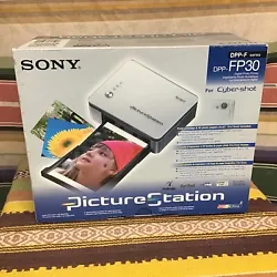 Introducing the SONY Picture Station Cyber Shot Camera Digital Photo Printer DPP-FP30. This amazing printer is perfect...