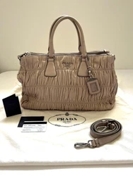 Prada Milano Great pre-owned condition with dust bag. Corners with very gentle signs of wear and tiny markings, see...