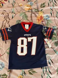 NEW England Patriots Rob Gronkowski NFL Nike Childrens Youth Size Small Jersey.