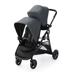Compatible with all Graco infant car seats, and accepts two at once, making it a great twin stroller. Small-folding...