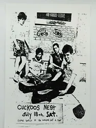 CIRCLE JERKS. LOS ANGELES PUNK LEGENDS. LA PUNK HISTORY AT ITS FINEST. VERY EARY 1981 APPEARANCE. VERY RARE FLYER. An...