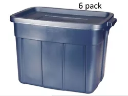 Each heavy-duty storage box is stackable and has a snap-on lid to securely close. Made for durability, each storage bin...