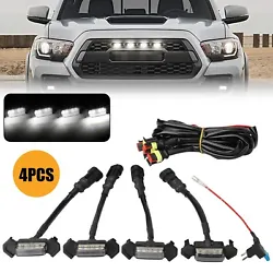 Fit for For Toyota Tacoma PT228-35170 2016-2021. Type LED Front Grill Lights. Light Color 6000K Xenon White. Support &...