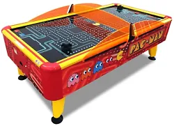 Pac Man Air Hockey Table .