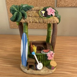 Yankee Candle L Beach Tiki Hut surf board shack Candle Holder