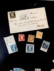 lot timbres france oblitérés avant 1900 Forte Cote.
