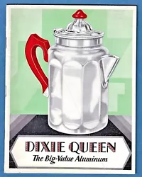 1929 Dixie Queen Aluminum Ware product catalog.