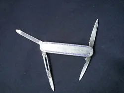 Ancien couteau de poche pliant Argent massif  Art déco  Silver pocket knife  Joli petit couteau pliant, faisant...