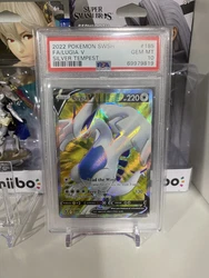 Pokemon Card Lugia V 185 Silver Tempest Full Art PSA 10 Gem Mint.