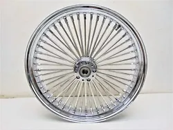 Ride Wright Wheels Inc Omega Chrome 50 Spoke 21x3.5 Front Wheel (Dual Disc) ABS.