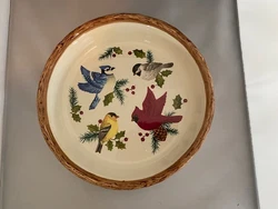 Beautiful piece to add to your collection. Colors are vibrant no fading.