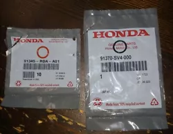 > The 2 main Honda Genuine OEM O Rings for your Power Steering Pump. The inlet and the outlet. ---> 91345-RDA-A01 is...