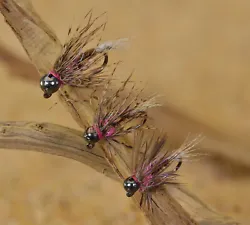 The Frenchie is weighted with a tungsten bead on a barbless Hanak jig hook. The construction of this fly is a proven...