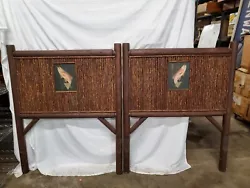 VERY RARE ITEM FOR SALE. KAREN KREEK IS WELL RECOGNIZED DESIGNER AND MAKER OF WESTERN STYLE, RUSTIC HAND MADE FURNITURE.