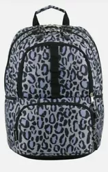 New Eastsport Girls Retreat Purple Grey Cheetah 🐆 Animal Print Backpack Bag Laptop. So cute and practical! Feel free...