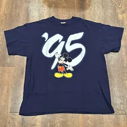 VTG 90s ‘95 Big Face Disneyland Spirit Shirt Size XLarge. Good Very Good Condition, Shirt Shows Minimal Signs of...