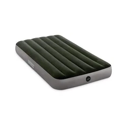 Type Inflatable Mattress. Queen-sized bed fits up to 2 adults. 2-in-1 built-in foot pump included for easy inflation...