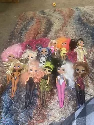 Get your hands on this amazing lot of 13 LOL OMG dolls, perfect for any collector or child who loves to play with...