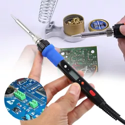 Power: 80W. Prepare the solder wire and electronic soldering iron, and touch the soldering iron to the solder joints....