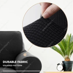 Step 1: Lay the slipcover over the sofa with the label facing backwards. Waterproof: This fabric can be waterproof, oil...