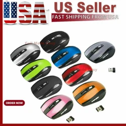 DPI: 800-1200-1600DPI. USB Wireless Optical Mouse for Laptop PC Notebook has an effective distance in further distance...