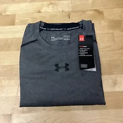 Under Armour Mens HeatGear Armour Compression Shirt Long Sleeve - Grey Size L. Condition is “New”.