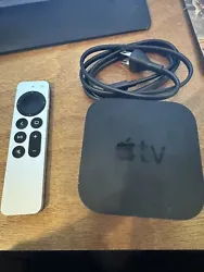 Apple TV 4K 2nd Gen 32GB Media Streamer - Black. Used works great. Remote has a few small dings.