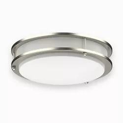 Available in 3000K Soft White and 4000K Bright White. DOUBLE RING Dimmable LED Ceiling Light. 10