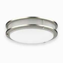 Available in 4000K Bright White. DOUBLE RING Dimmable LED Ceiling Light. 10