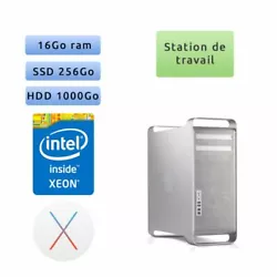 Occasion - Apple Mac Pro Eight Core Xeon 2.8Ghz A1186 (EMC 2180) MacPro3,1 - Station de Travail. A1186 (EMC 2180). Mac...