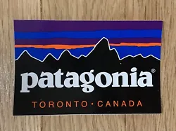 Patagonia Toronto Canada sticker! Sticker is exclusive to the Patagonia Toronto store.Sticker measurements: around...