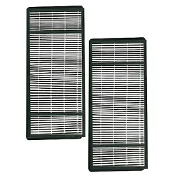 •In the Box: 2 HEPA H replacement filter. •H HEPA Filters: Helps capture up to 99.97% of the following microscopic...