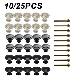 Feature: Made of metal material for long time use Round multi-ridged ring knob with mounting screw (one screw for one...