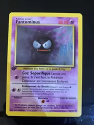 Carte Pokémon Fantominus 50/102 Set De Base Édition 1.