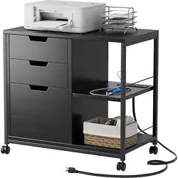 The filing cabinet can be fixed next to or underneath your desk and can be combined with any computer desk to form an...