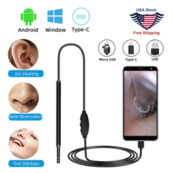 1 x Endoscope Ear Spoon Kit. 1.5-2.0 cm focal length 5.5 mm ultra-small lens, high-definition pixels, easy to enter the...