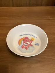 This vintage 6.5 inch Care Bears plastic bowl is a must-have for any fan of the franchise. The adorable Love-a-Lot Bear...