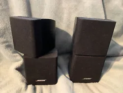 Pair Genuine BOSE Double Cube Speakers Lifestyle Satellite Black OEM.