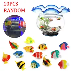 Provides a beautiful decoration for your aquarium & fisk tank. The fish can float only in flowing water, or they will...